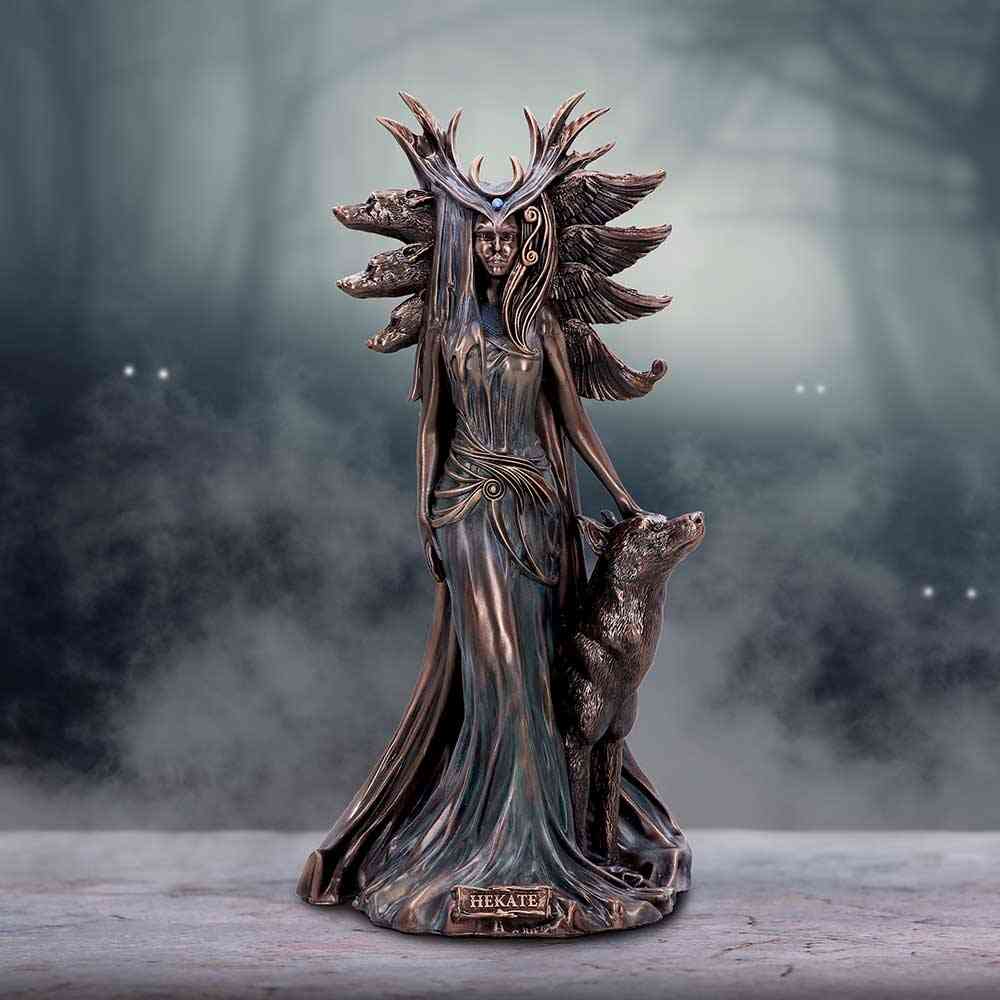 Nemesis Now - Hekate 32cm Large Figurine - Bronze coloured